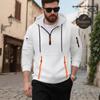 2025 Autumn and Winter New Hooded Sweatshirt Pullover Zipper Pocket Casual Sports Top