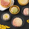 100pcs Plastic Mooncake Inner Tray Round Moon Cake Holder  Mid-Autumn Festival