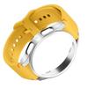 Чехол+Ремешок для Samsung Galaxy Watch 7 6 5 4 40 44мм Силиконовый Ремешок Защитная Крышка-Бампер из ПК для 6 Classic 43 47мм Спортивный Браслет