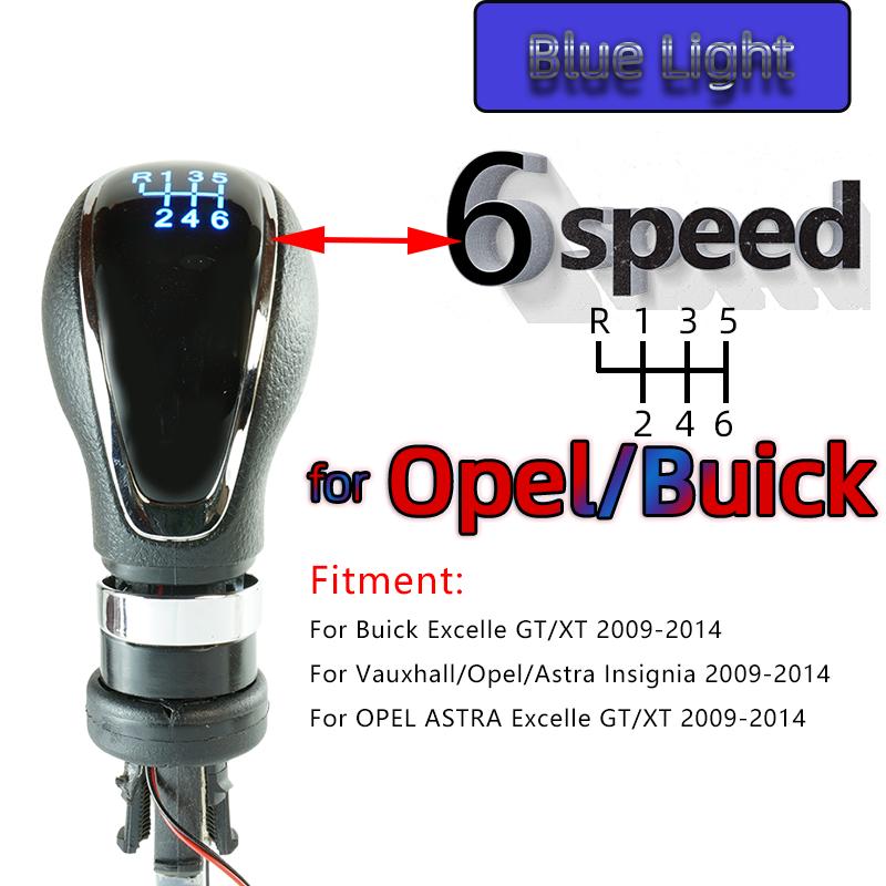Светодиодный задний светильник, автомобильная ручка переключения передач, ручной рычаг переключения передач, ручка переключения передач для Opel/Buick Excelle GT/XT 2009-2014, светодиодная ручка переключения передач