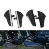 Harley Davidson Touring Street Glide Road King Foot Pegs Black Chrome Aluminum Alloy