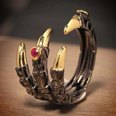 Немейнстримное доминирующее кольцо Dragon Claw Eagle Claw модное и уникальное креативное кольцо в стиле хип-хоп