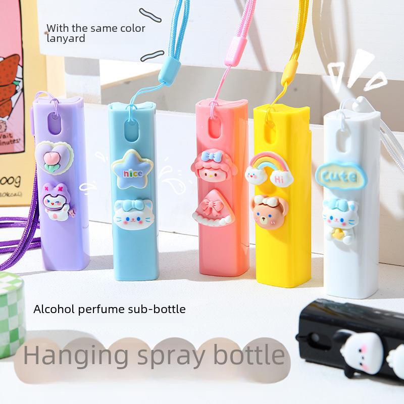 Portable Mini Neck-Hanging Spray Bottle for Alcohol or Lotion