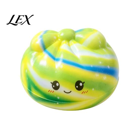 Soft Squeeze Toys for Kids Colorful Bun Toy, Sensory Fidget Cute Stress Relief Toy Adults Anxiety Durable Stretching Fidgets