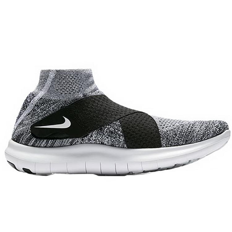 Nike Free Rn Motion Flyknit 2017 'Black White' Women's 880846-001