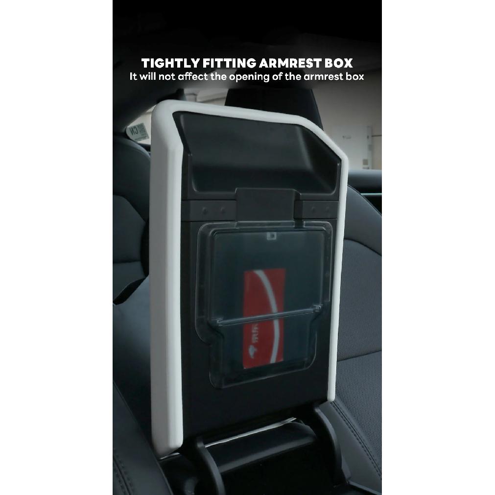 Для Tesla Model 3 Highland 2024 ТПЭ Мягкий Чехол Крышка Подлокотника Центральной Консоли Автомобиля Аксессуары Накладка на Ящик Центрального Подлокотника
