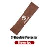 Car Shoulder Pad Safety Belt Protector Cover Strap Mat Accessories For VW Tiguan CC Jetta Polo Golf Passat Scirocco T-ROC Touare zf9