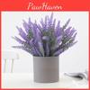 Искусственное растение лаванда с горшком для декора дома и офиса Романтическая композиция для стола