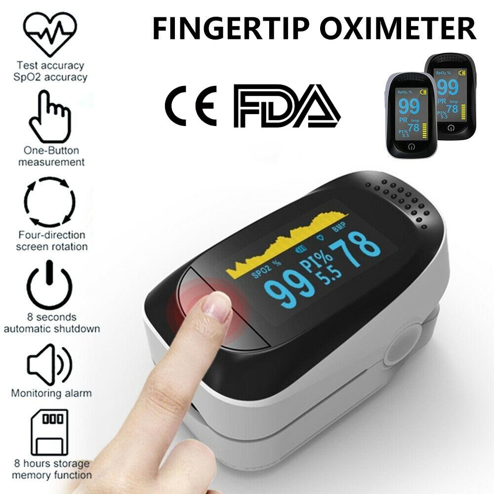 Монитор насыщения крови кислородом Кислородный палец Пульсоксиметр Монитор Oximetro FDA CE