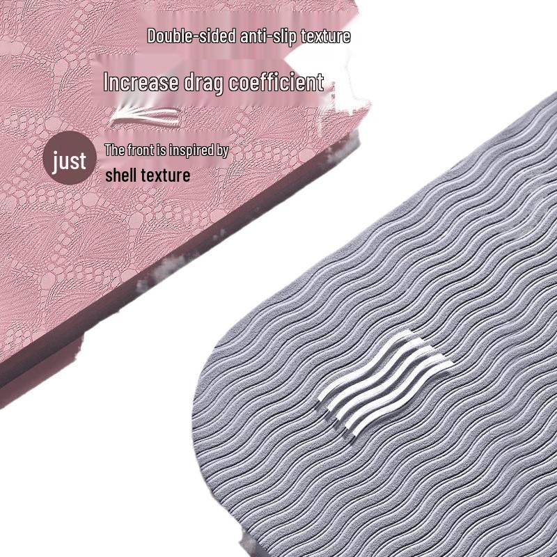 Экологичный нескользящий коврик для йоги: Звукоизолирующий, Амортизирующий, Идеально для общежитий, Фитнес-коврик с небольшими дефектами