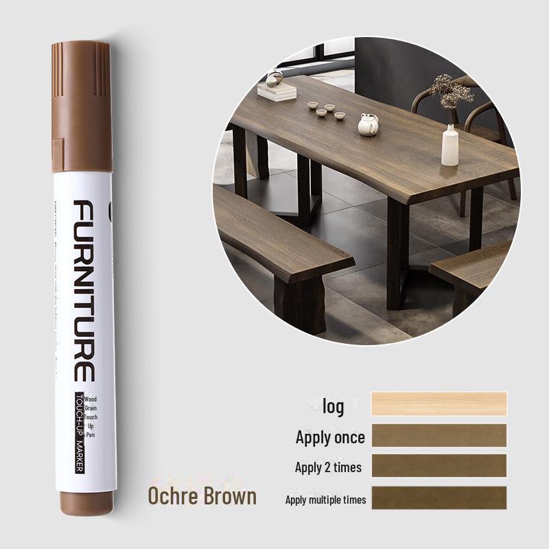 Маркер для ремонта мебели с текстурой дерева от царапин