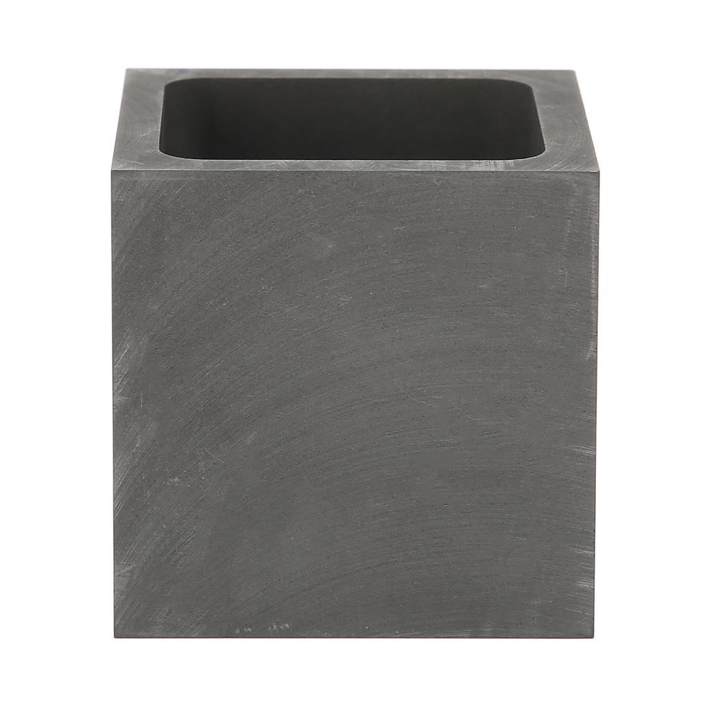 Graphite Crucible Squared Dense Graphite Sturdy Durable Corrosion Resistant Good Heat Conduction