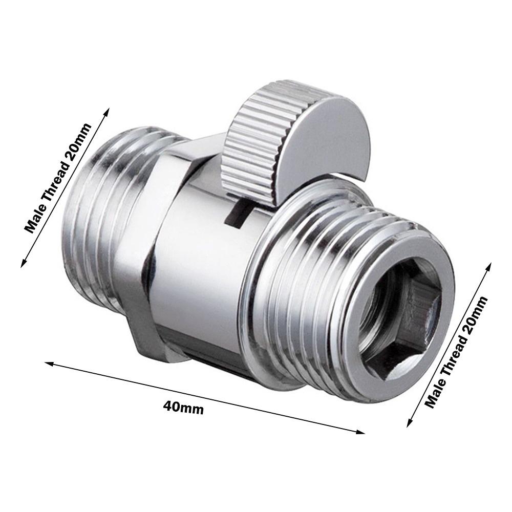 Женский Мужской Душевой Переключатель Латунные Клапаны Регулировки Потока Воды Биде Спрей