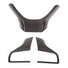 3pcs Dry Carbon Fiber Steering Wheel Panel Frame Trim Car Accessories Replacement for ES LX RX 2012‑2018