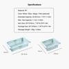 Retractable Fridge Organizer Pull Out Drawer Refrigerator Clip On Under Shelf Basket for Kitchen Storage Fits for Fridge Shelf Under 0.43 Inch