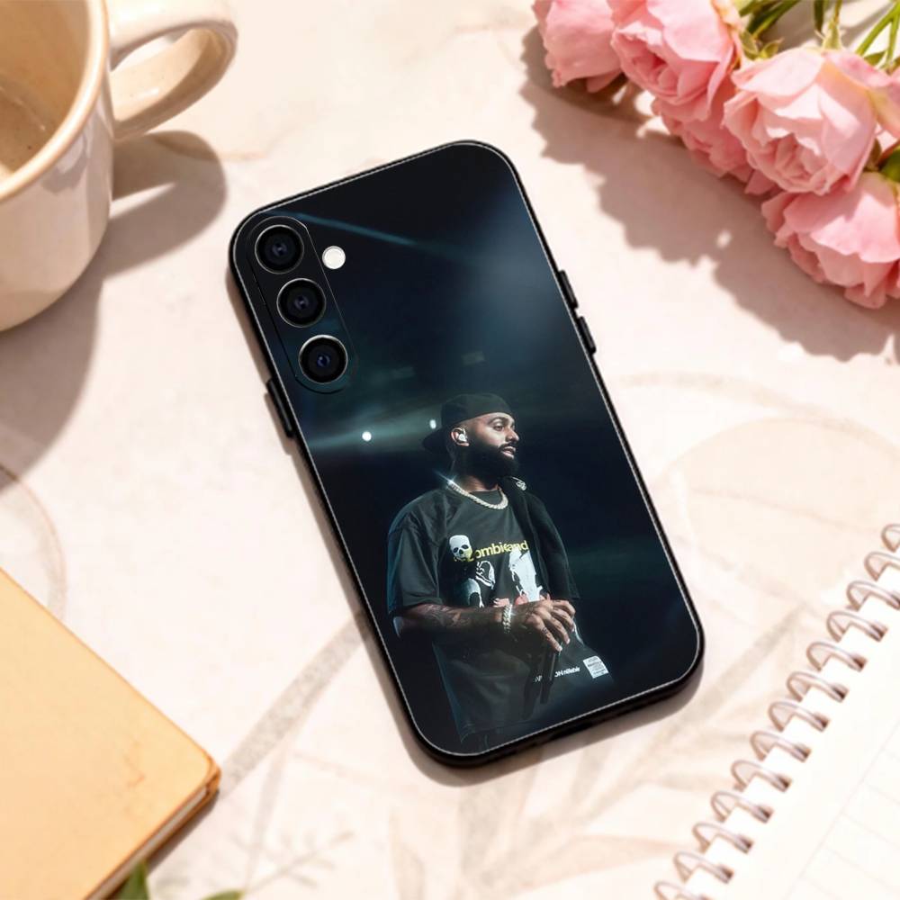 E-Eladio C-Carrion Sauce Boyz phone Case For Samsung Galaxy A73,A72,A71,A70,A53,A52,A51,Others Soft Black Shell