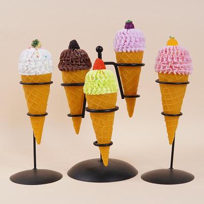 Игрушка-кран с фруктовым кремовым рожком для декора магазина молочного чая