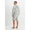 Пижамные шорты HM светло-серые меланжевые