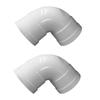 PVC Drainage Pipe 90-Degree Elbow Fitting