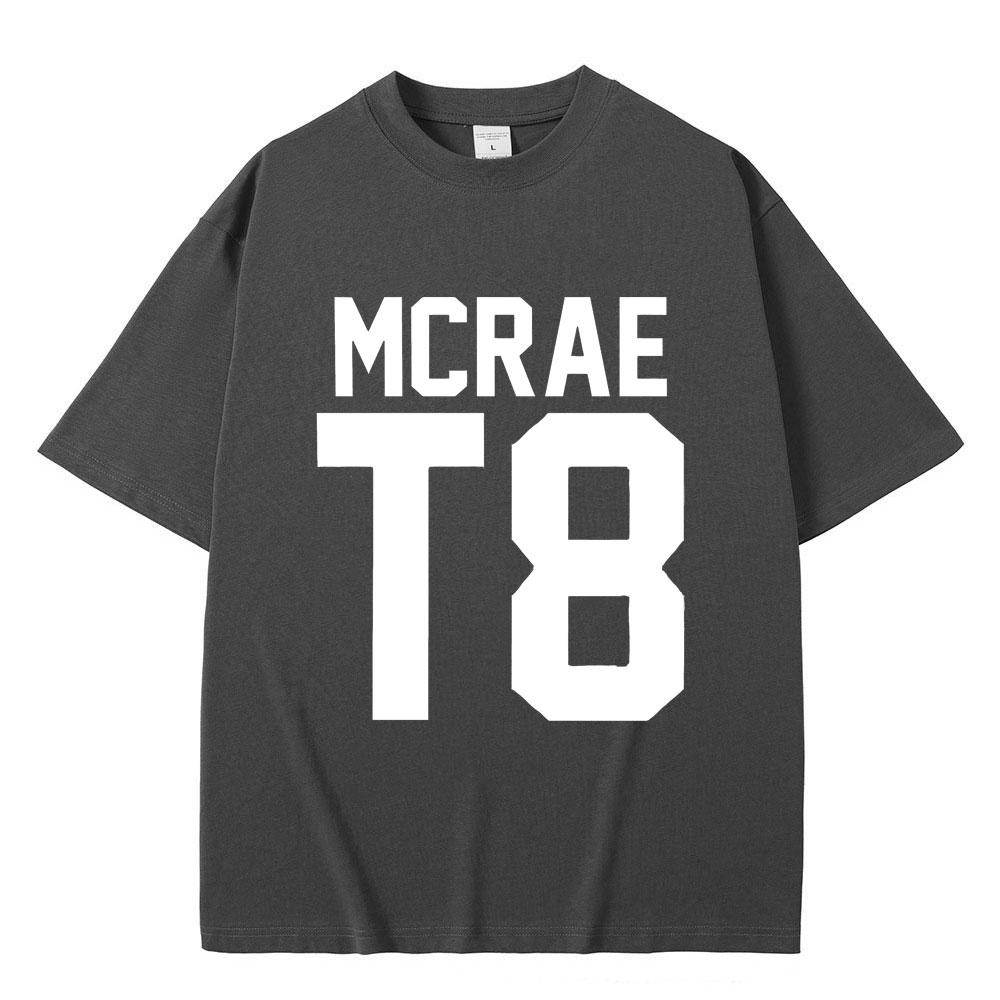 Футболки с изображением певца Тейта Макрэя T8, мужские и женские, модные, винтажные, трендовые, летние, мужские, повседневные, свободного покроя, с круглым вырезом и коротким рукавом