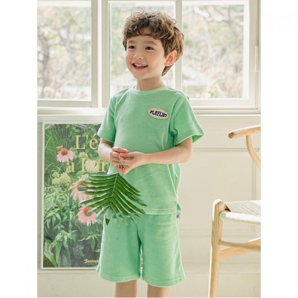 [olivan] Terry Beach Top And Bottom Suit  Mint 