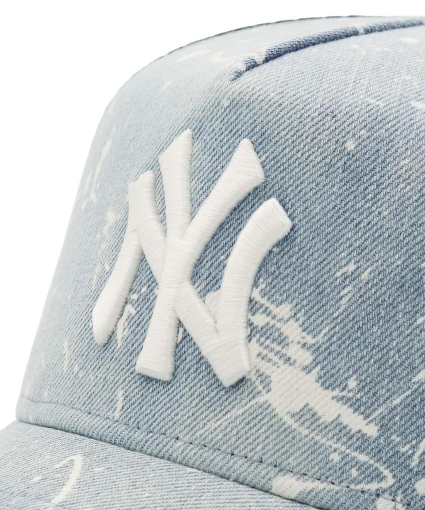 New Era 9FORTY AFrame Strap Mesh Cap 15196597 NER37C8192 NY Washed Denim Blue New Era Mesh Cap 9FORTY AFRAME Splash Paint Denim MLB ONSPOTZ Special
