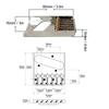 Metal For Telecaster Bridge 6-Saddle 6 String Bridge Electric Guitar Bridge  For Electric Guitars