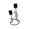 Candle Holder Iron Candlestick Stand Tabletop Ornament for Home Living Room