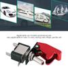 12V 20A Racing Car Red Cover LED Light SPST Toggle Rocker Ignition Switch Control On Off