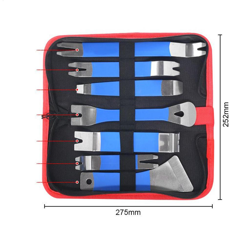 Trim Removal Tool Auto Clip Fastener Remover Pry Tool Set 1 Set Automotive Installer Pry For Window Door Detailing Interior