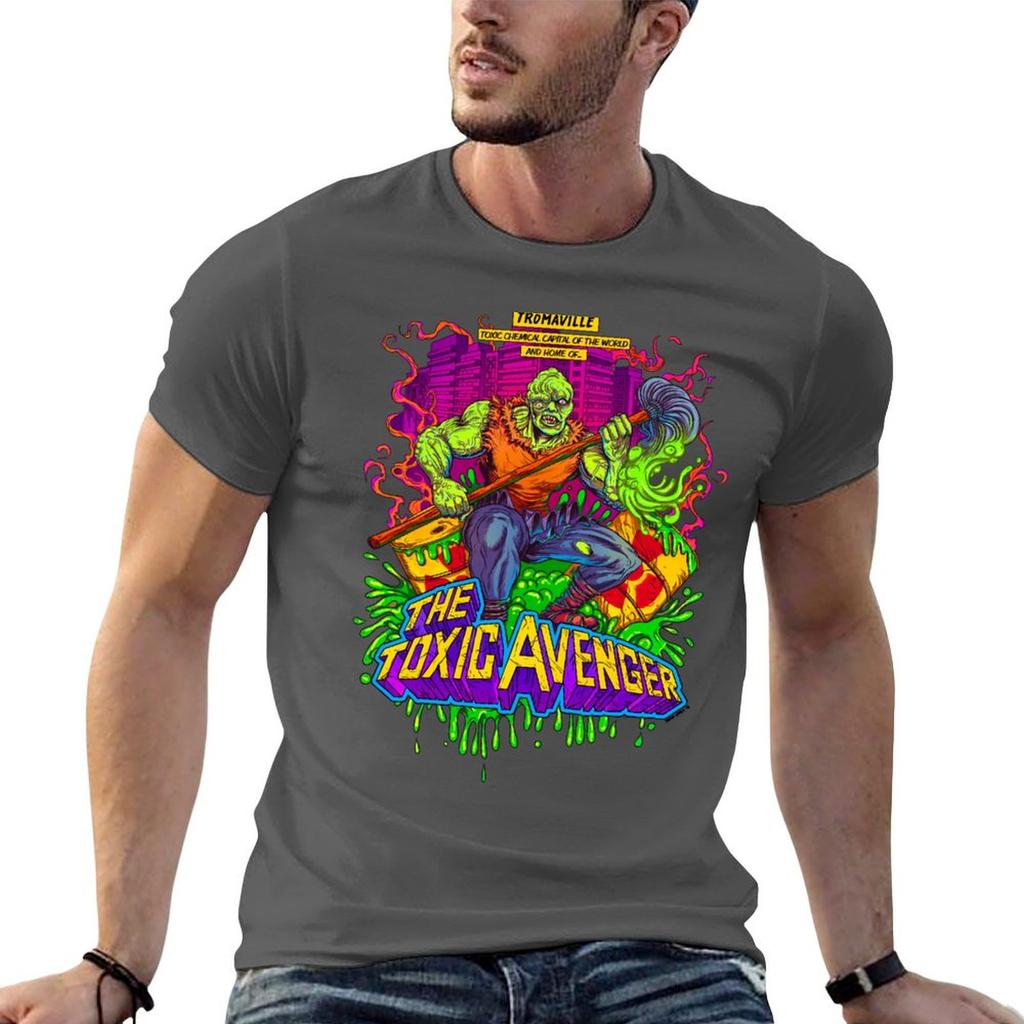 toxic cartoon adventurer crusaders white TShirt Trend Art Print TShirt
