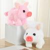 Electric Pig Plush Toy Interactive Walking Piggy Doll with Sound Motion Realistic Stuffed Animal Doll