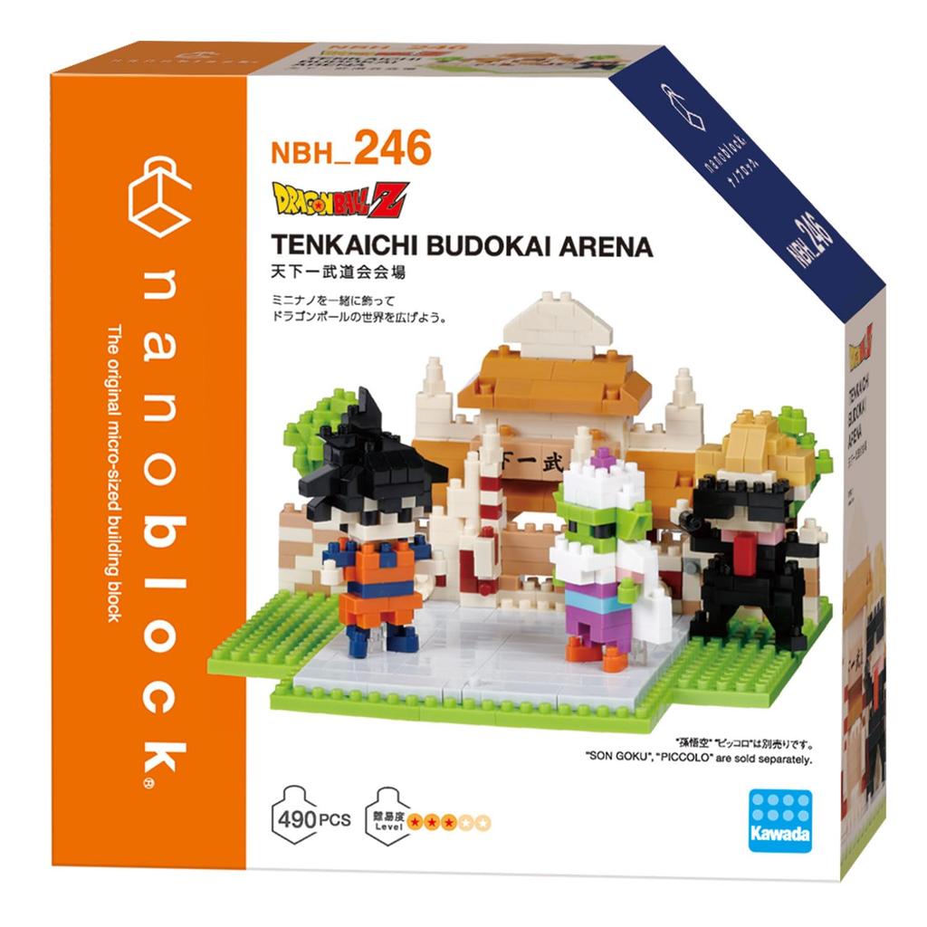 Kawada Nano Block Dragon Ball Z Tenkaichi Budokai Venue NBH246 4,5 x 14 x 14 см от 12 лет Интерьер Хобби NBH246