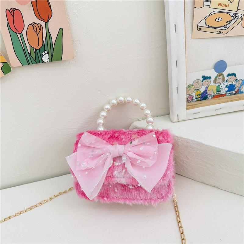 Stylish Elegant And Mini Pearl Bag For Girls In Vibrant Colors With Charming Details Bow