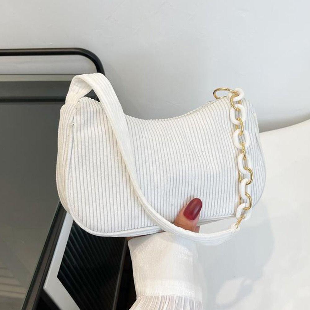 Сумка Женская Мягкая Повседневная Сумки Через Плечо Сумки Кроссбоди Вельветовая Сумка Под Мышку На Молнии Плюшевые Тоуты