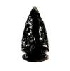 Stone Obsidian Stone Blade [N2 Natural] (Arrowhead/Stone Tool/Obsidian Knife) / Hand-Formed Arrowhead-Shaped Blade Approx. 50-60mm [1 Piece]