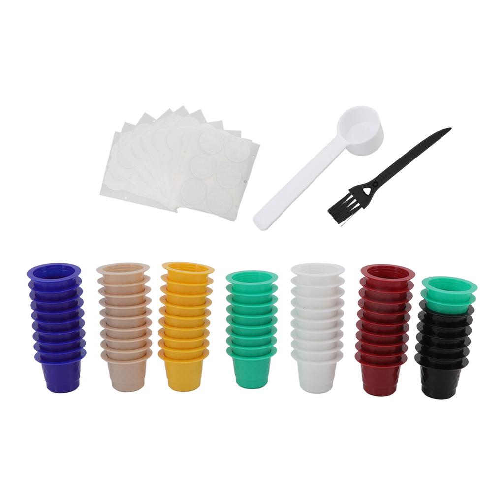60 шт. Многоразовые одноразовые капсульные чашки для кофе, фильтр-чашки для кофейных капсул для Nespresso Cafe Milk