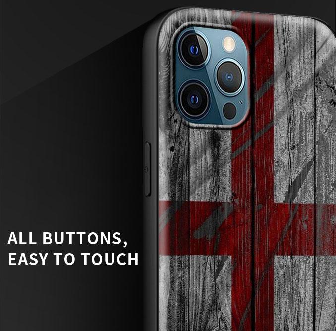 Knights Templar Luxury Phone Case For iPhone 13 14 12 11 Pro MAX XR X SE XS 7 8 Plus Soft Silicone Black Matte Cover Fundas
