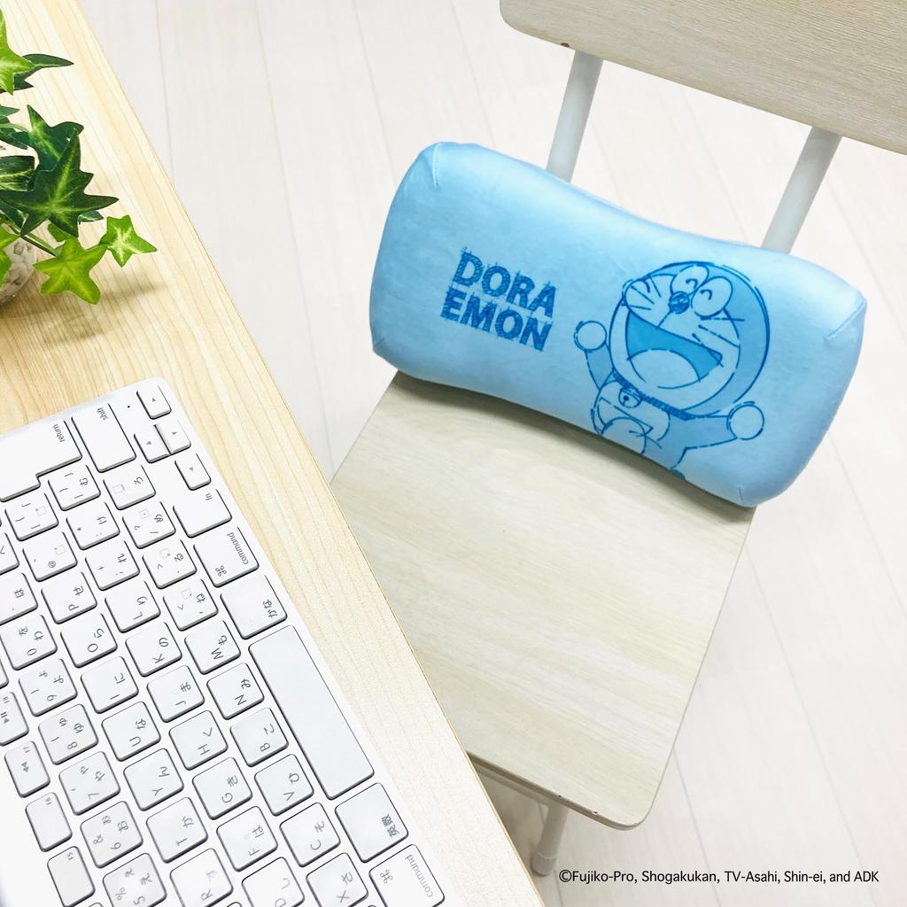 MORIPiLO Morishita подушка с эффектом памяти Doraemon 15x31 см поддержка талии поддержка спины мягкая игрушка подушка с изображением персонажей Shogakukan пастельно-голубой 4621204
