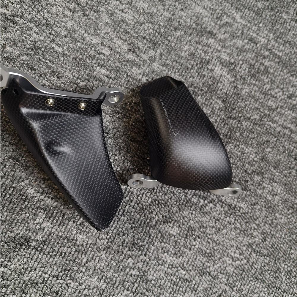 Motorcycle Air Ducts Brake Caliper Radiator Cover For DUCATI PANIGALE V2 899 959 1199 1299 Hyper 950 Multistrada V4 Carbon Fiber