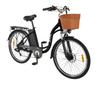 DYU C6 Adult Multi Terrain Electric Bicycle 26 Inch Road Tires 350W Motor 36V12.5AH Battery Electric Bike City Commuting E-Bike With TowSeat