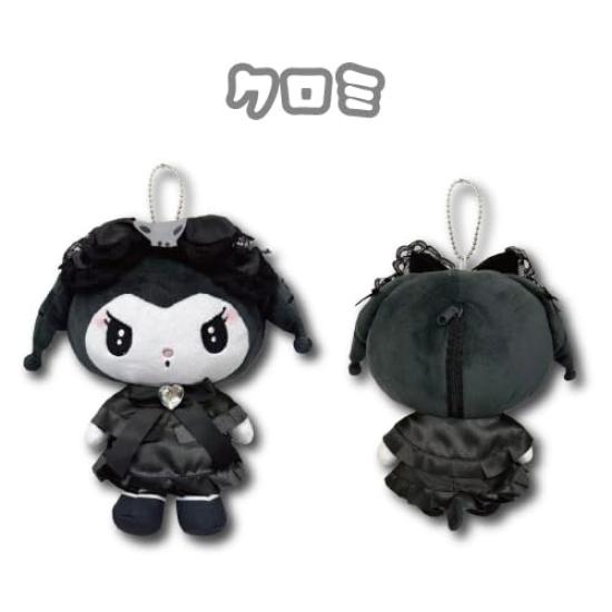 Hatayama Shoji Sanrio Big Mero 23cm in 63203206 Pouch, Kuromi, Approx. Length,