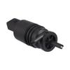 ACROPIX Windshield Washer Motor Pump with Grommets for BMW X3 Black 1 Piece