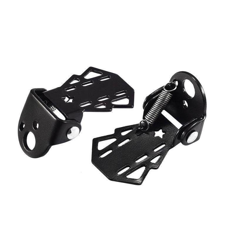 2Pcs Durable Mtb Rear Seat Footrest Mounted On Back Wheel Bike Pedals Folding Footboard Cycling Accessories Bicycle Foot Pedal