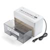 Sanwa Direct Small Shredder for Home Use Electric Micro Cross Cut Can Shred Postcards Quiet A4 2 Pieces Shredded 8 Minutes Continuous Use 400-PSD025