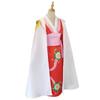 Anime Boa Hancock Cosplay Costumes Sexy Empire Red Kimono Dress Uniform Boa Hancock Earrings Halloween Costumes for Women Men