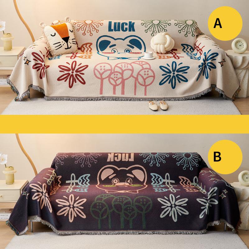 Предотвратить царапины кошек Толстые кисточки Накладка на диван Полное покрытие Домашний Водонепроницаемый Чехол на диван Гостиная Диваны Плед Чехол для мебели