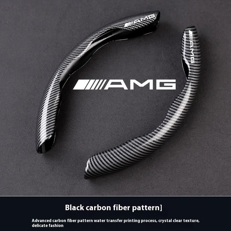 PIG4 Car Steering Wheel Cover For Mercedes Benz A B C E S Class AMG GLA GLB GLC GLE CLA CLS SLC GLS GLK SLK Vito ML Pilot A45 C43 C63