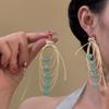 Серьги-кисточки из многослойной ракушки, простые нишевые высококлассные серьги, модные темпераментные универсальные серьги для женщин