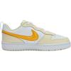 Nike Court Borough Low Recraft Удобные Универсальные Низкие Кроссовки Детские кроссовки Белый Оранжевый IQ9796-171